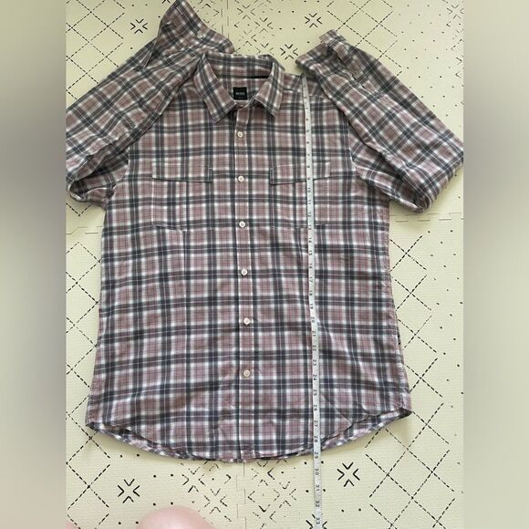🌼clearance Boss Slim Fit Plaid Dress‎ Shirt - Picture 6 of 6